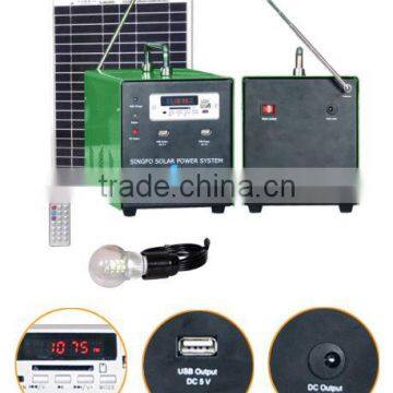 SFPS202 Portable off Grid 20W 30W Solar pv Kit With MP3 Radio photo-2