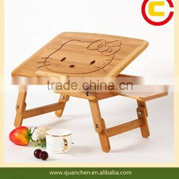 Hello kitty Bamboo Laptop Desk Table Stand attachment Notebook table Computer Desk baby study desk                        
                                                Quality Choice