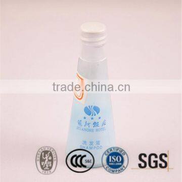 Hotel bathroom shampoo/body lotion/bath gel/conditioner bottle with silver screw cap