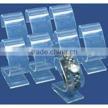 clear acrylic watch display rack