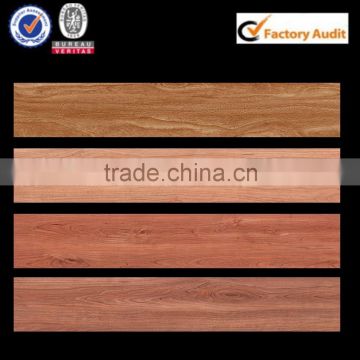 Kitchen glazed ceramic wood finish floor tiles