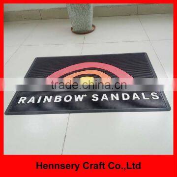 3D OEM logo soft pvc floor mat