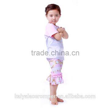 2016 Hot Sale Girls Cotton Clothing Fashion Style Baby Clothes Wholesale Cute Girls Cotton Pink Sets photo-2