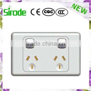 Australian Standard SAA Double Wall GPO Power Point Switch Socket