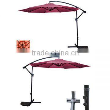 Air vent polyester sun umbrella outdoor large sun umbrella