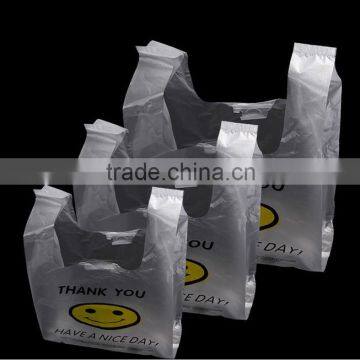 cheap recyclable smile plastic bag