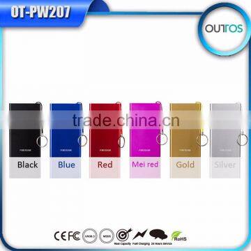 2015 Hot portable charger 5000mah ultra slim power bank with ce fc rohs