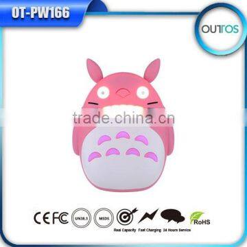 Promotional 2015 Slim Portable Chargers Universal Totoro Waterproof Power Bank