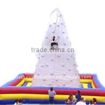 giant rocking climbing wall inflatable