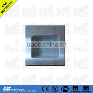hermetic sliding door with foot sensor