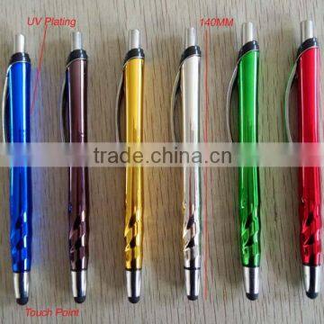 UV plating metal ballpoint pen stylus