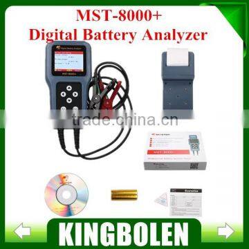 MST-8000+ Digital Battery Analyzer with Detachable Printer 2015 Top selling mst 8000+ Auto scanner