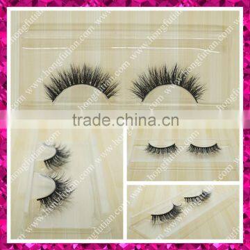 Own brand lash; individual 3d mink fur custom eyelashes