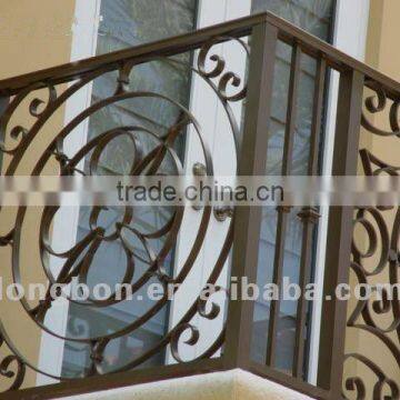 2014 Top-selling hand forged iron balcony railing designs