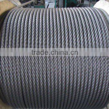 Stainless steel wire rope 7x19 diameter 1mm-32mm