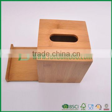 100% bamboo material napkin box tissue holder from fuboo                        
                                                                                Supplier's Choice