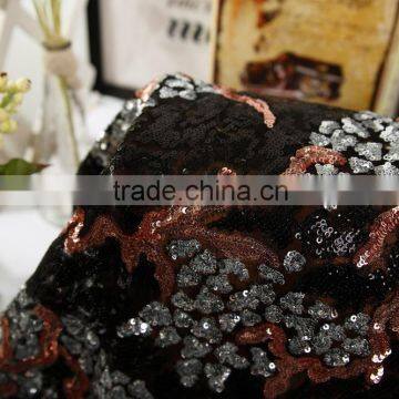 Sequin Embroidery Cloth;3mm 3mm +3mm Gold Embroidery Cloth;Polyester Fiber;dress, Home Textile Toys Crafts Use photo-4