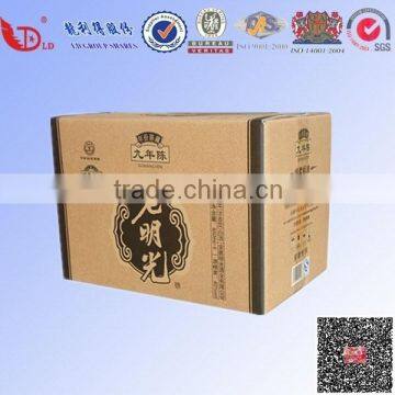 Good quality wine kraft paper carton box,packaging box for delivery