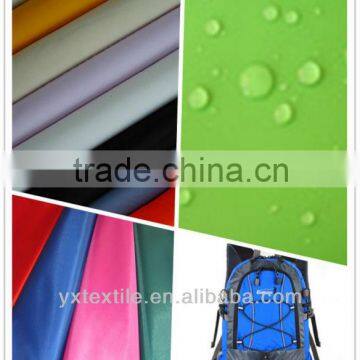 pu coated 190t 100% polyester fabric for bags