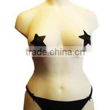 Wholesale Disposable Black Pentagram Pasties Sexy Lady Star Pasties