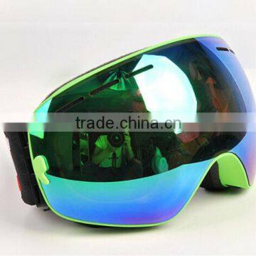 REVO Treatment 3 Layer Foam Wide Angle Double Lens Snowmobile Snowboard Ski Goggles