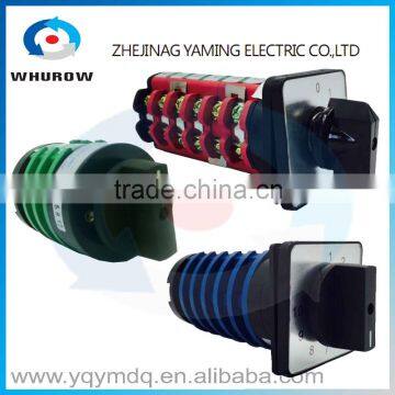KDHC Series 25A32A40A63A 1-9 Poles Electric Changeover Cam Rotary Transfer CO2 Gas Welding Machine Switch DC Motor Circuit