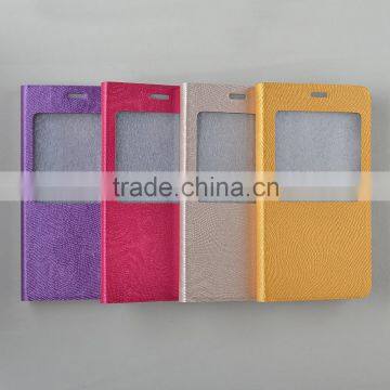 Young fashion flip mobile phone case holster with mirror frame