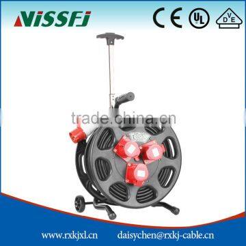 Waterproof and dust proof industrial socket electric retractable cable reel S351IKS-380