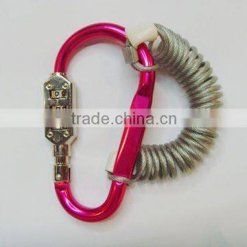 High Security 3 Digits Colorful Hook Combination Lock photo-2