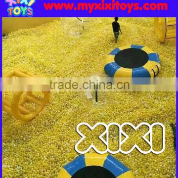 ocean plastic balls ball pit playground for children, inflatable slide for ball pit