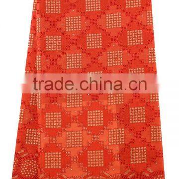 CL17-62 New Year Promotion Design Swiss Cotton Lace With Stone for Wedding Dress Woman Dress Girl Dress Cord Cotton Voile Lace photo-4