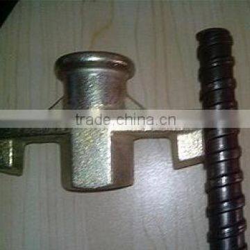 scaffolding parts galvanized tie rod and wing nut