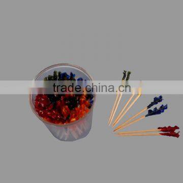 65mm Colorful Party Frilled Cocktail Toothpicks photo-2