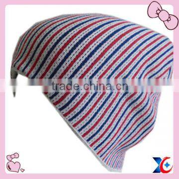 Fashion knitted stripe hat