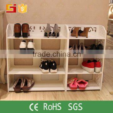 Modern furniture design for Assembly wooden shoe rack design for shoe store