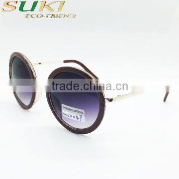 2015 new fashion sunglasses round metal frame reflective retro mirror lens sunglasses