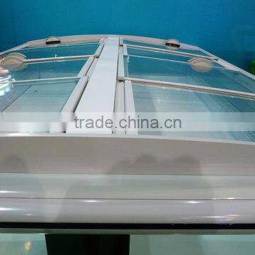 Supermarket Display Seafood Chest Freezer Showcase With Remote Compressor