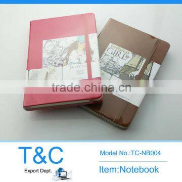 Customized notebook with logo A4/A5/A6 all size