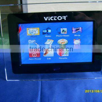 Promotional 7" digital photo frame, lcd photo frame for advertising