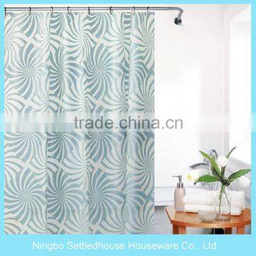 Home & hotel use The luxurious colorful PEVA shower curtain