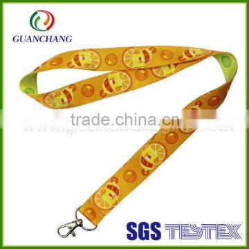 polyester Heat Transfer Printing Lanyard with custom logo