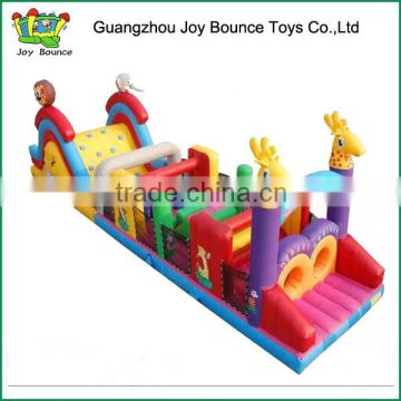 cheap animal inflatable park obstacle course with prices