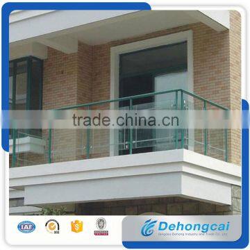 Aluminium Hot Dip Galvanized Balcony Glass Wrought Iron Fence