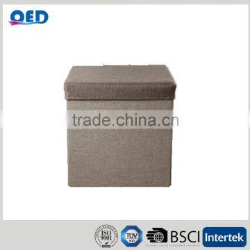 Foldable Storage Ottoman Seat With Lid photo-4