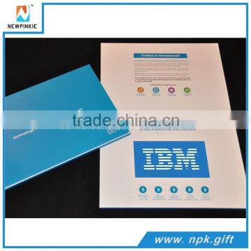 2016 New Business Gift Paper Invitation Card 7 Inches Lcd Digital Video Brochure photo-2