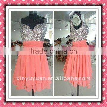 Ready Dress Instore For Christmas Short Sexy Open Back Fast Delivery Cheap Cocktail Dress Party Dress IN-006