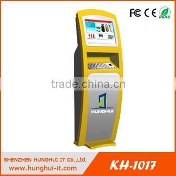 Custom self pay kiosk free standing kiosk touchscreen payment kiosk