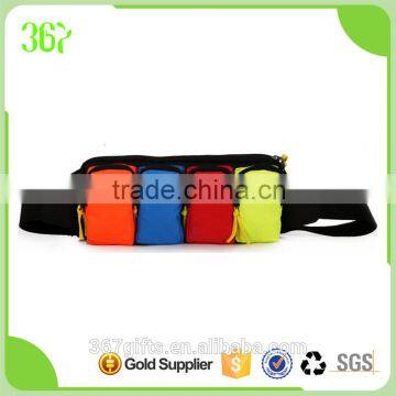 High Quality Multifunctional Canvas Foldable Waist Bag with Four Colour Pocket