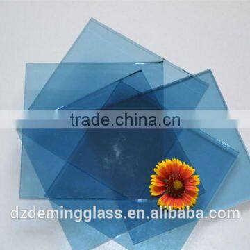 3mm,4mm,5mm,5.5mm ,6mm,10mm,12mm FORD blue reflective glass with CCC ,CE,ISO9001 certification for buildings and cars