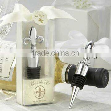 Cute Wine Stopper for Wedding Favor Gifts